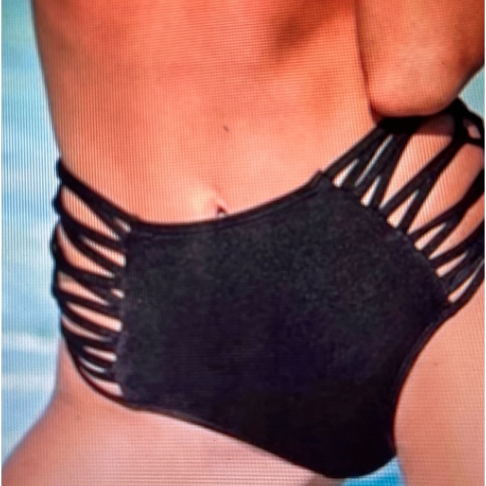 Victoria’s Secret Pink Black Swim Suit Bottom Size XS